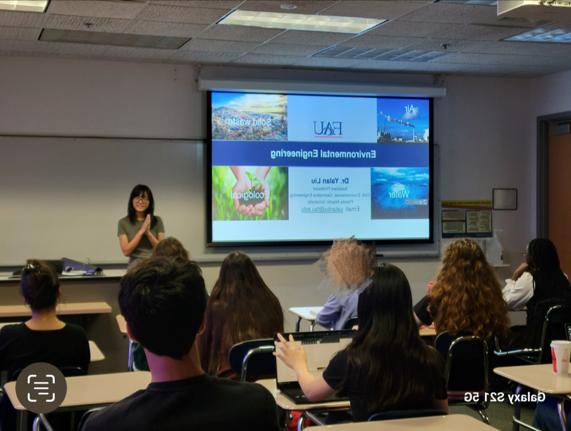 Dr. Yalan Liu Inspired Futures in Engineering and Research at FAU High School